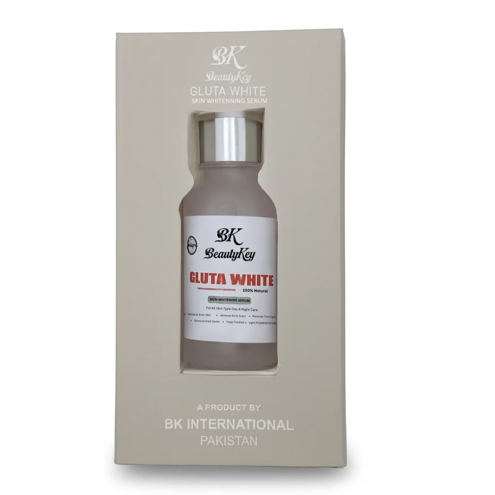 BeautyKey Gluta White Serum bottle for skin brightening