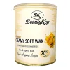 Orange creamy soft wax 1000g jar for smooth and nourished skin gentle hair removal